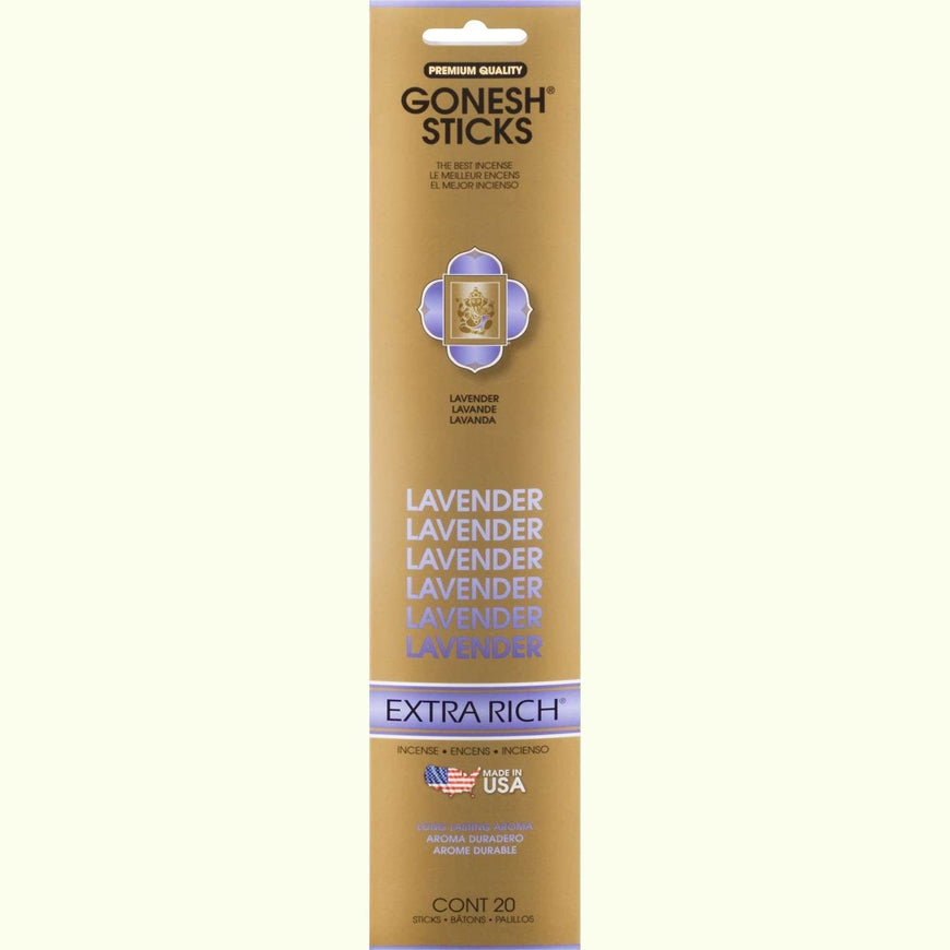 Gonesh Stick Extra Rich Lavender 20 Piece